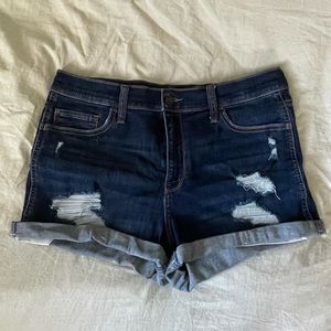 Hollister Dark Wash Denim Shorts